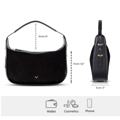 Dolcezza dames tas van suède leer