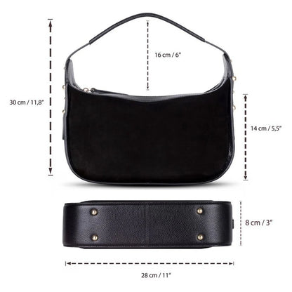 Dolcezza dames tas van suède leer