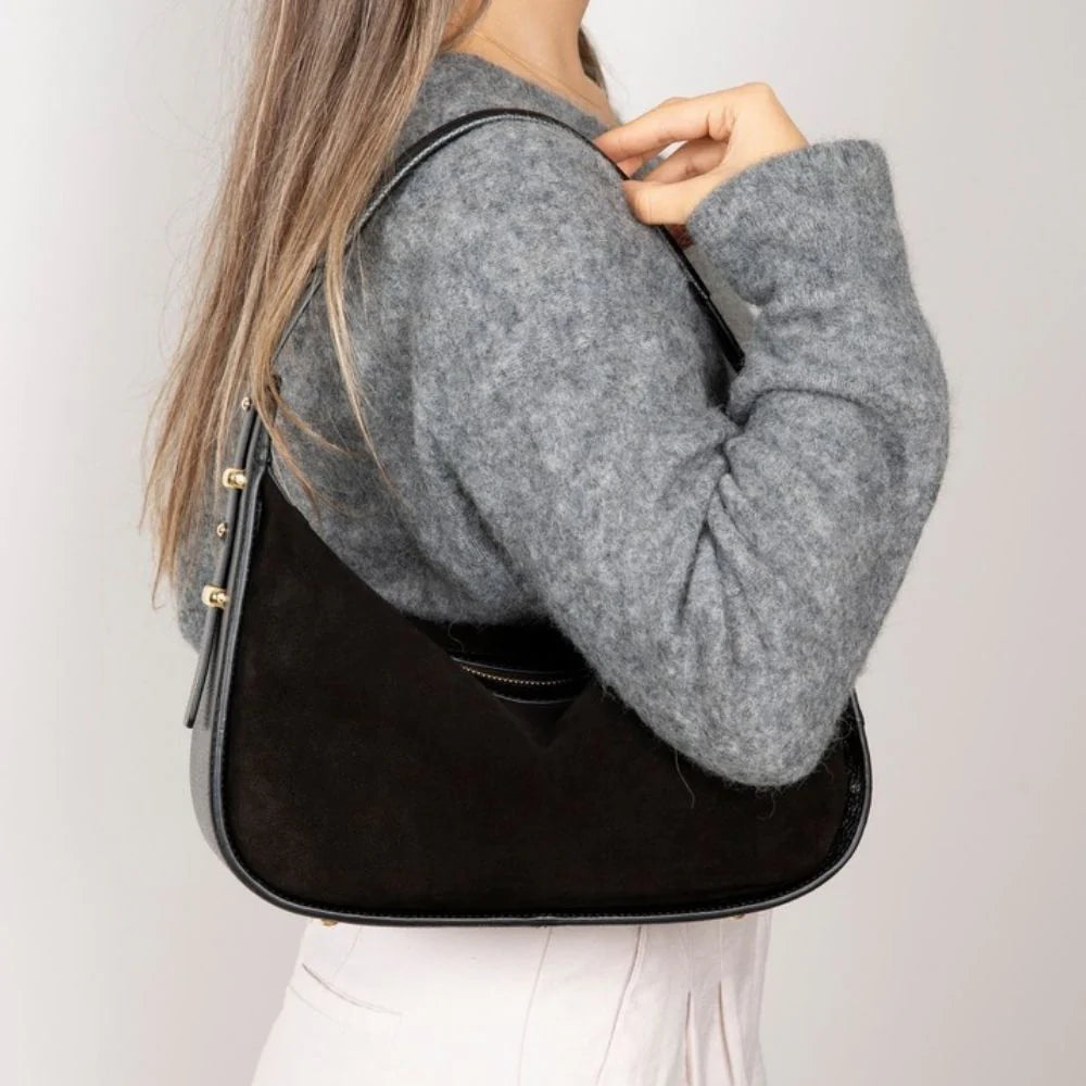 Dolcezza dames tas van suède leer