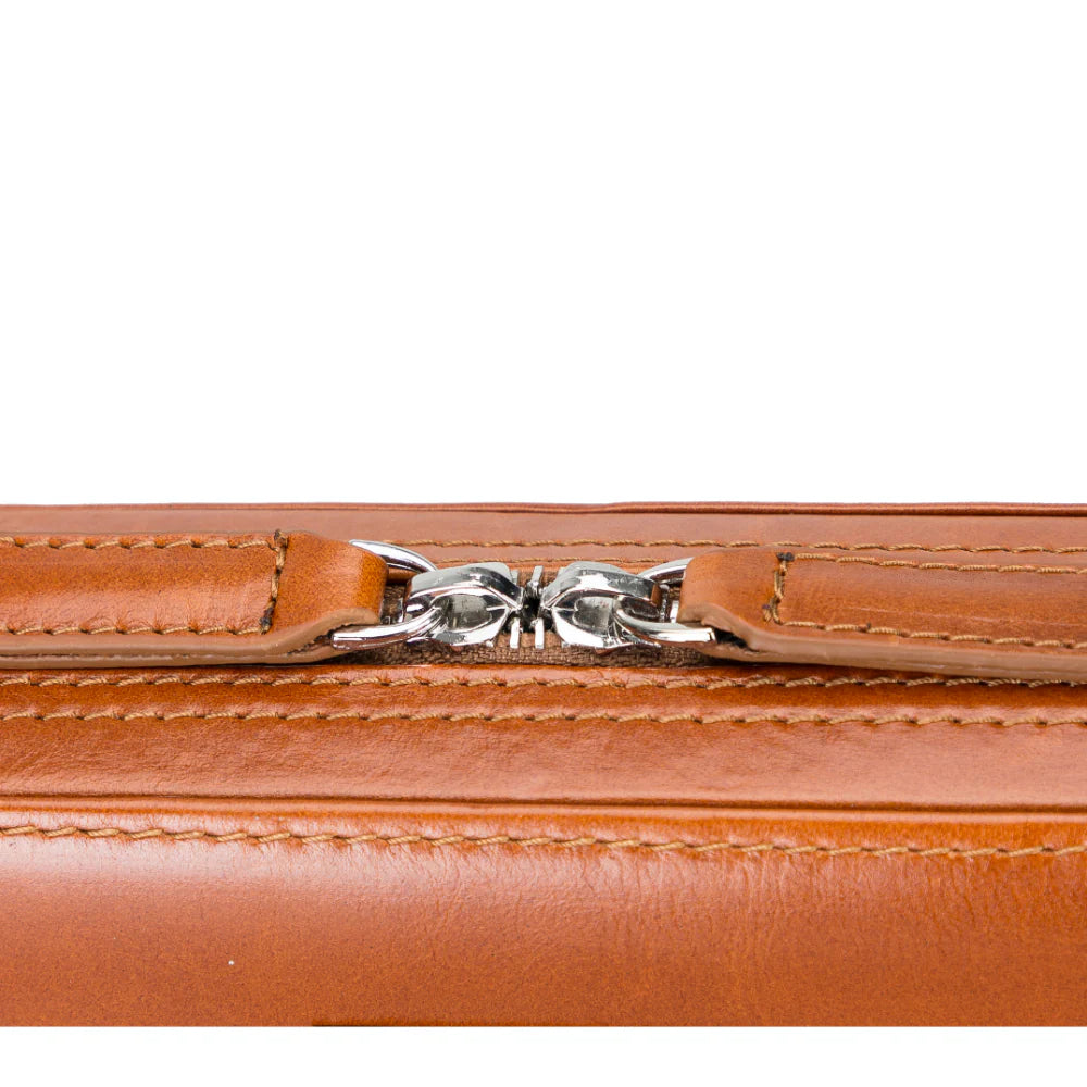 Leren Kabel Organizer voor Reizen