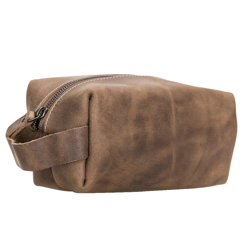 Eve Lederen Dopp Kit, Extra Groot