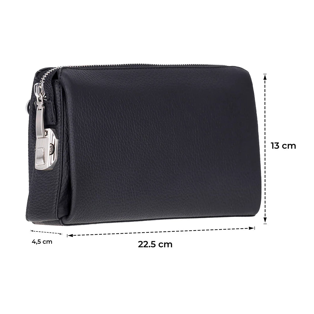 Lupus leren clutch tas