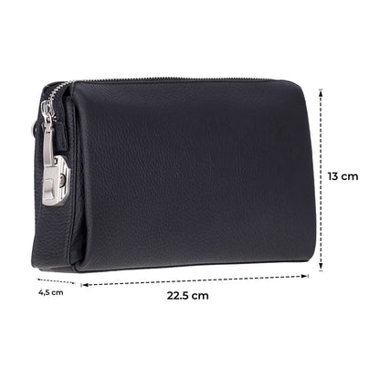 Lupus leren clutch tas