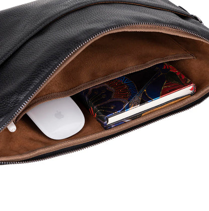 Leeds Slanke Leren Laptoptas / Tablethoes