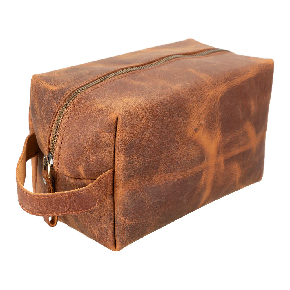 Eve Lederen Dopp Kit, Extra Groot