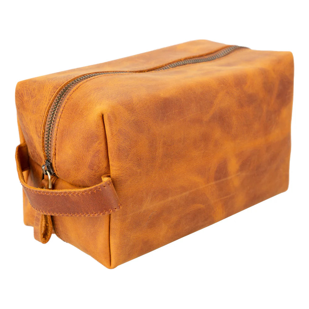Eve Lederen Dopp Kit, Extra Groot