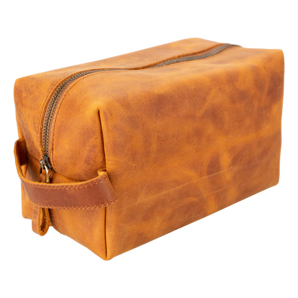 Eve Lederen Dopp Kit, Extra Groot