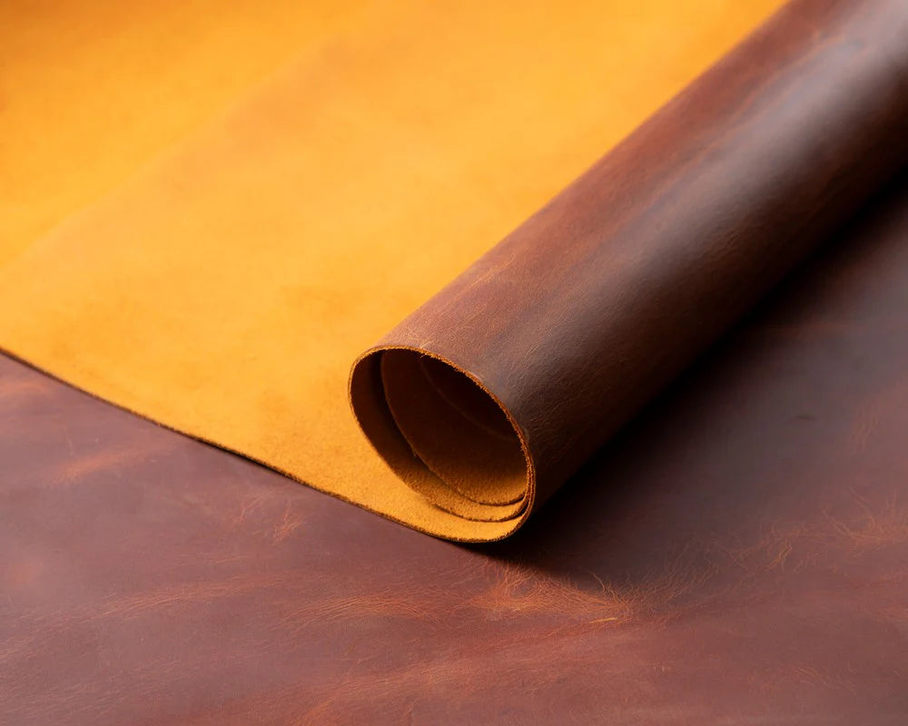 Uno leren bagagelabel