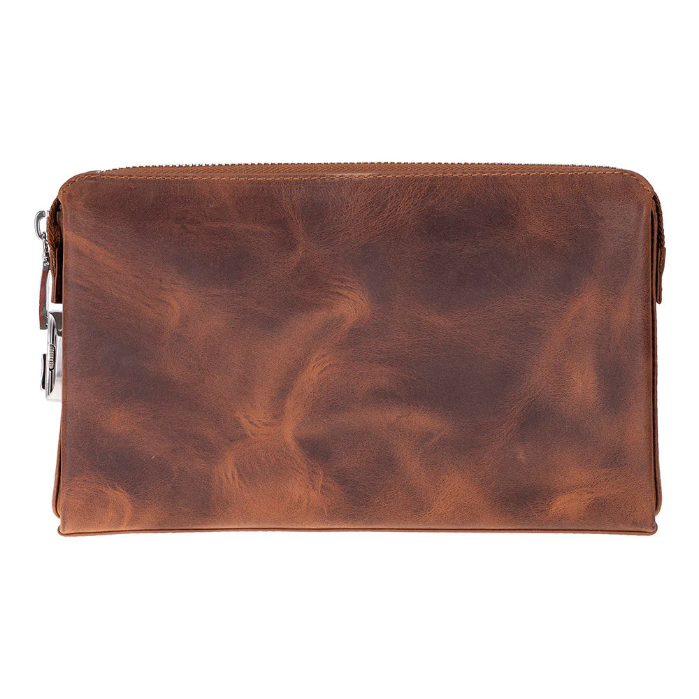 Lupus leren clutch tas