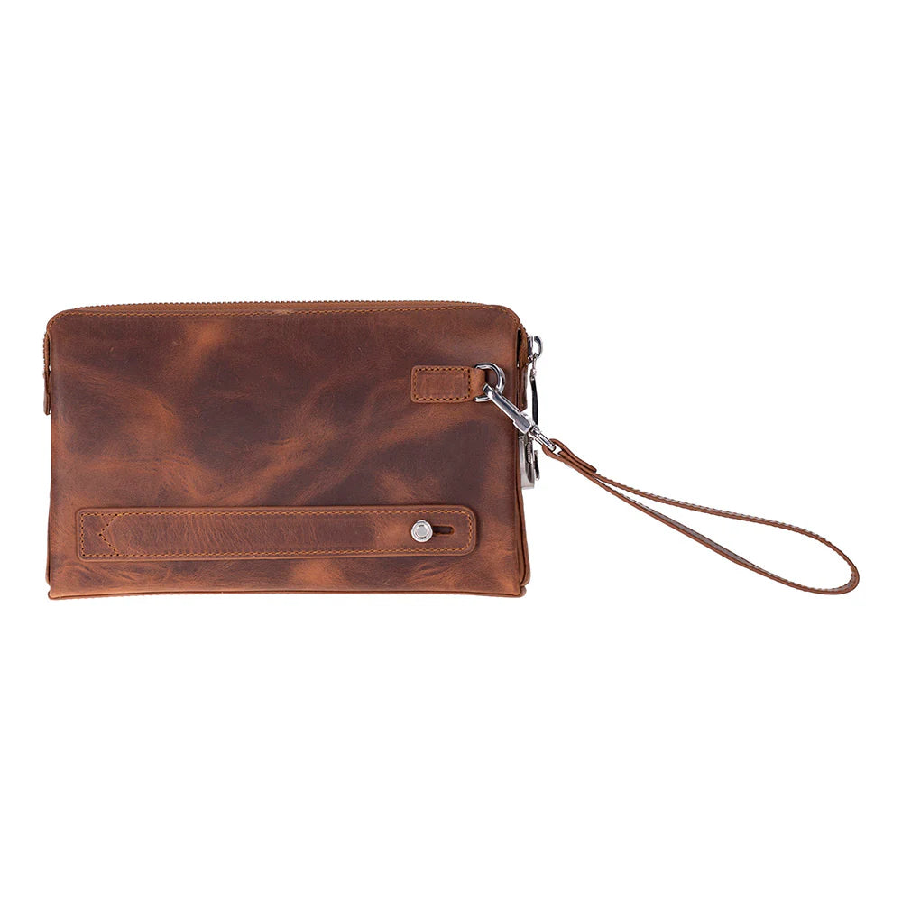 Lupus leren clutch tas