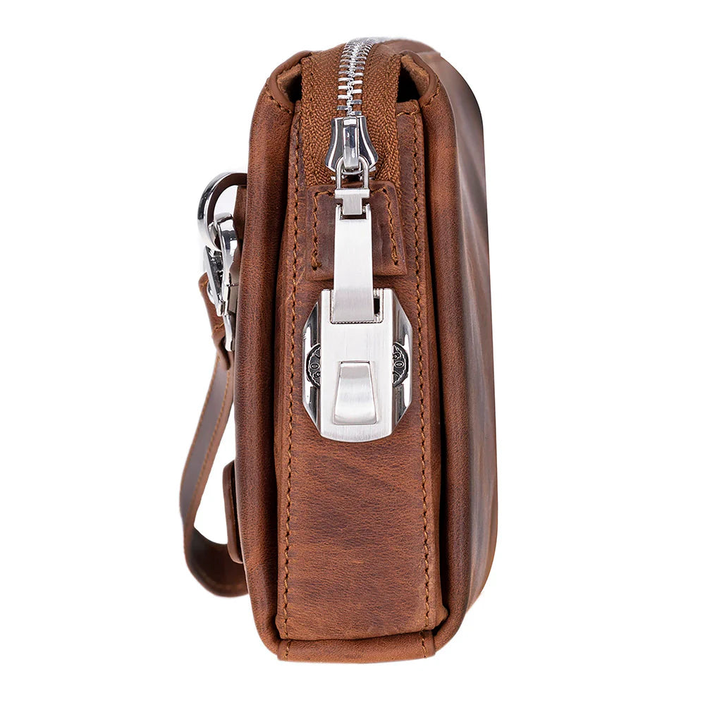 Lupus leren clutch tas