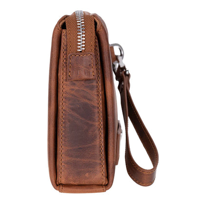 Lupus leren clutch tas