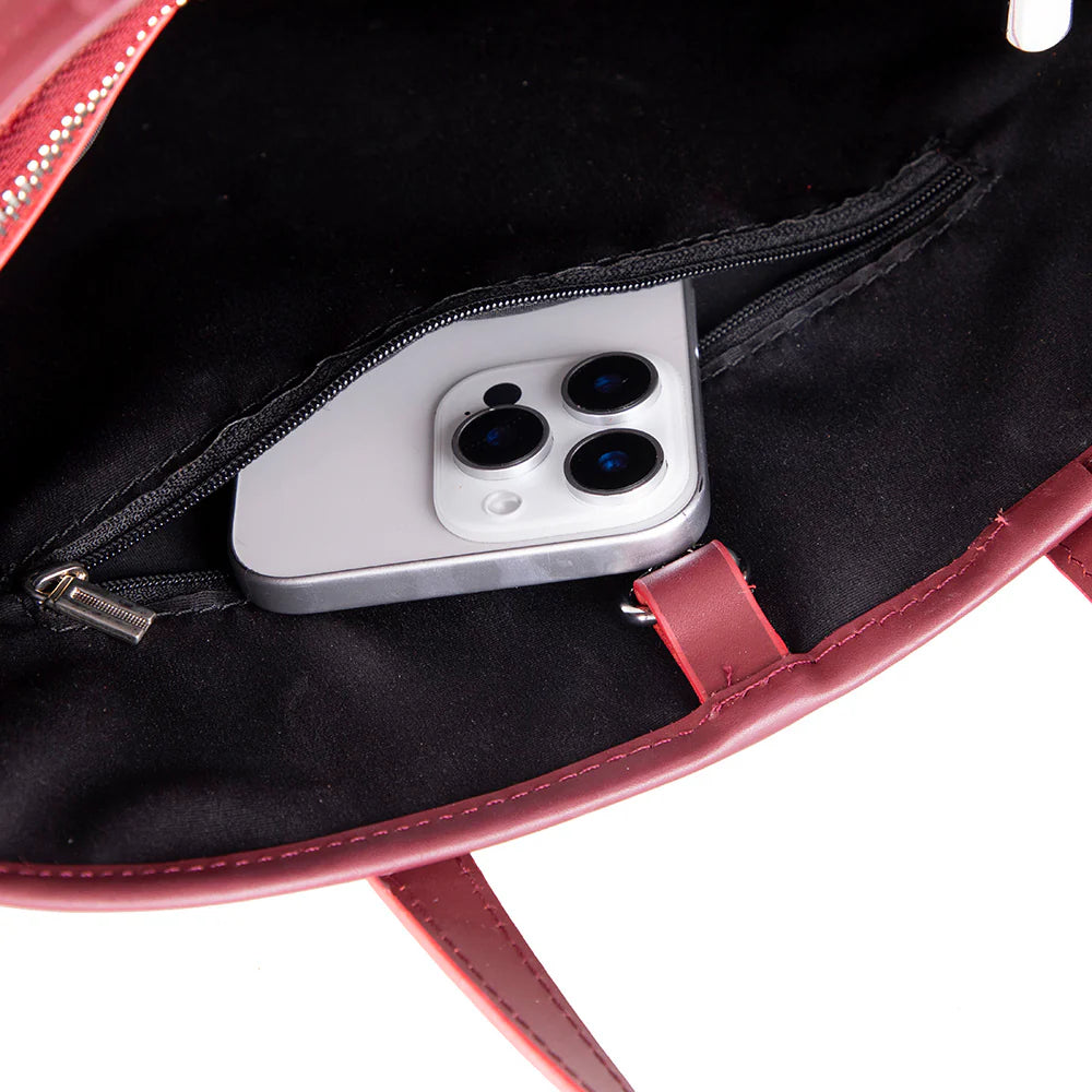 Valliro Leren Tote Tas