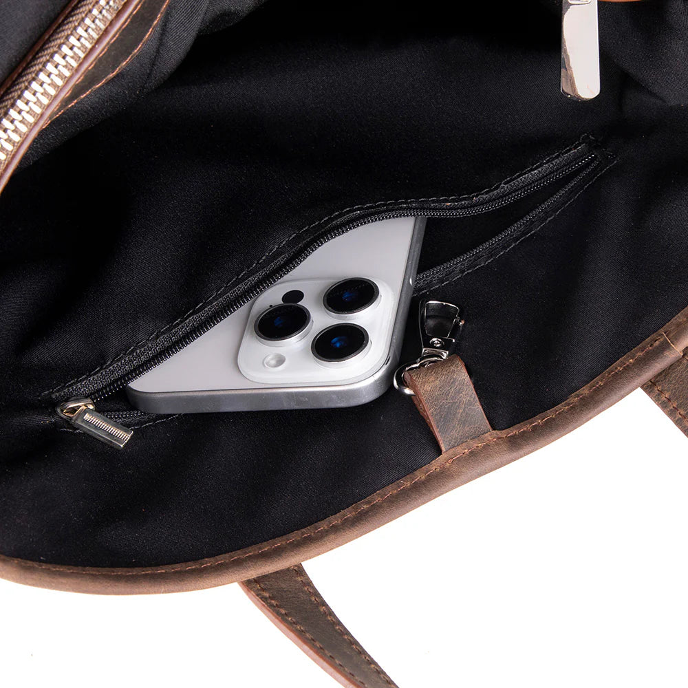 Valliro Leren Tote Tas