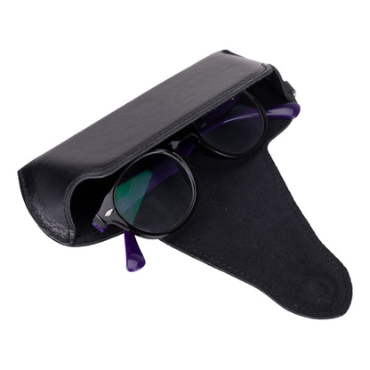 Riviera leren brillenhoes