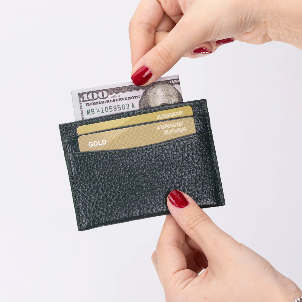 Luxeyuard lederen kaarthouder