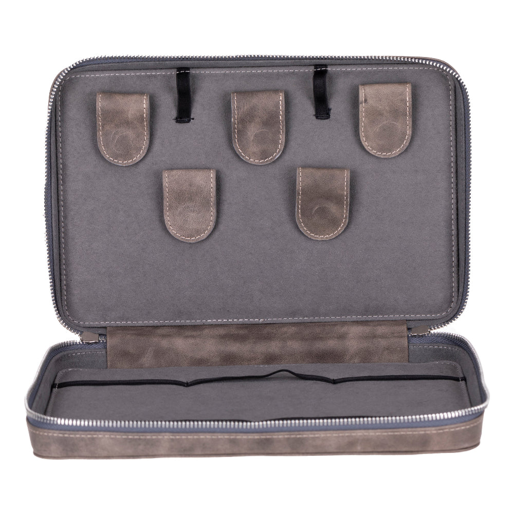 Leren Kabel Organizer voor Reizen