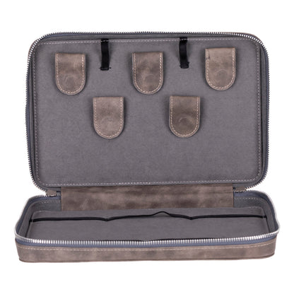 Leren Kabel Organizer voor Reizen