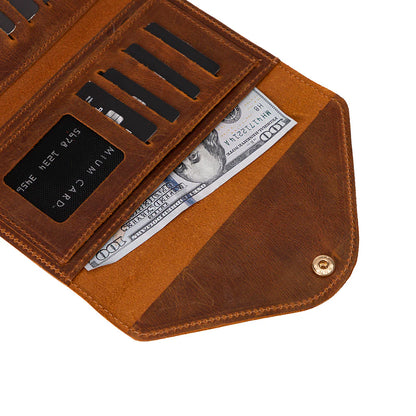 Bologna lederen universele portemonnee