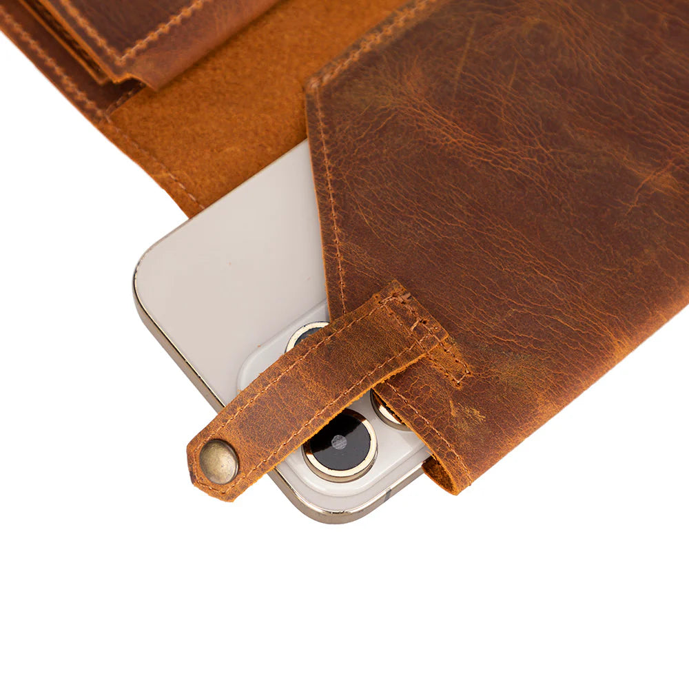 Bologna lederen universele portemonnee