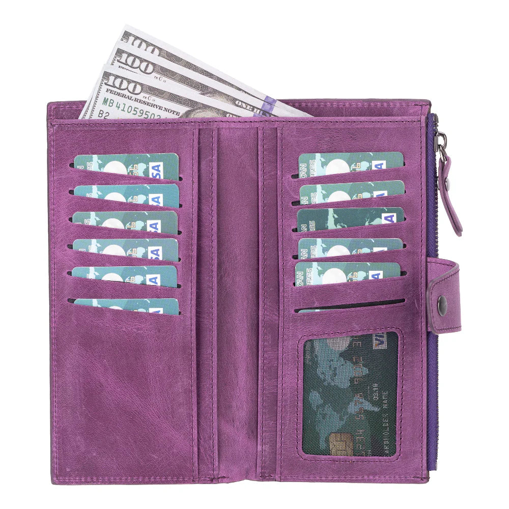 Lozan Hanger Leren Portemonnee