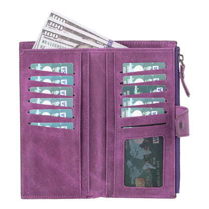 Lozan Hanger Leren Portemonnee