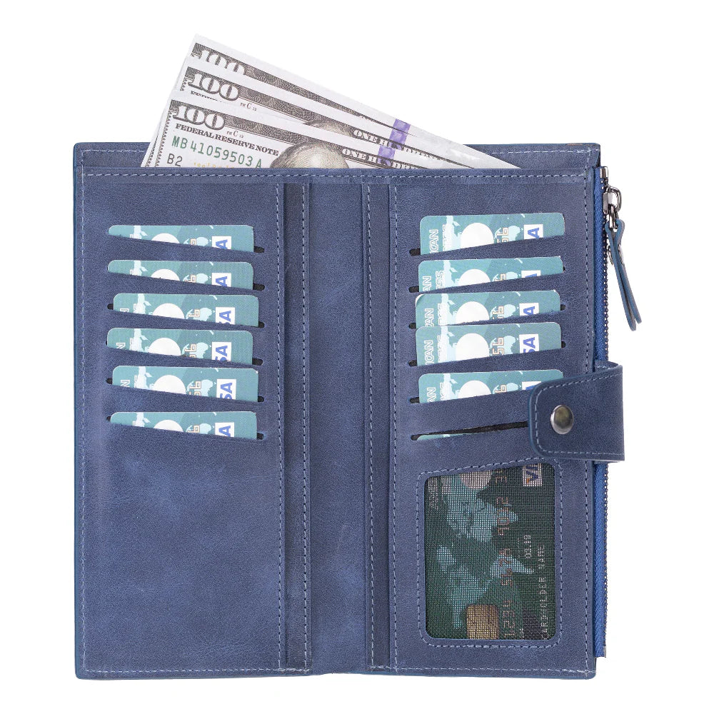 Lozan Hanger Leren Portemonnee