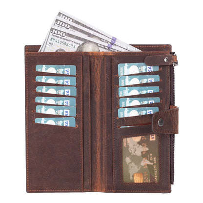 Lozan Hanger Leren Portemonnee