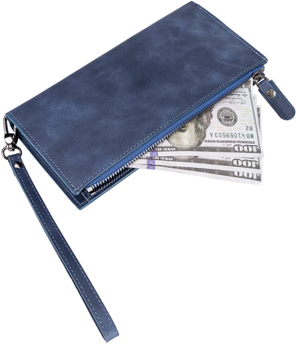 Lozan Hanger Leren Portemonnee