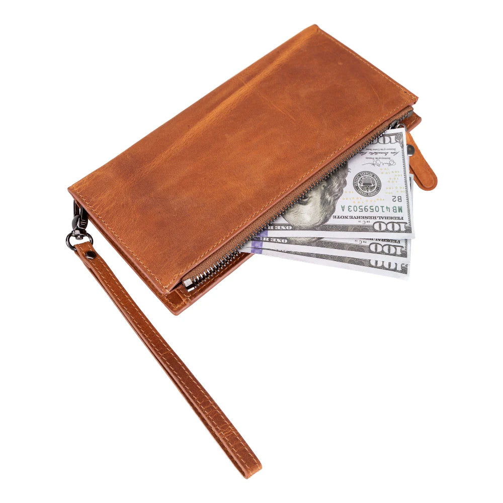 Lozan Hanger Leren Portemonnee