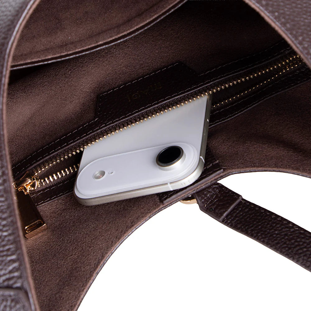 Rosa Dames Leren Tas