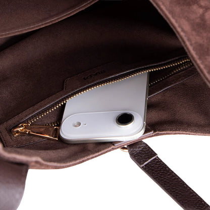 Rosa Dames Leren Tas