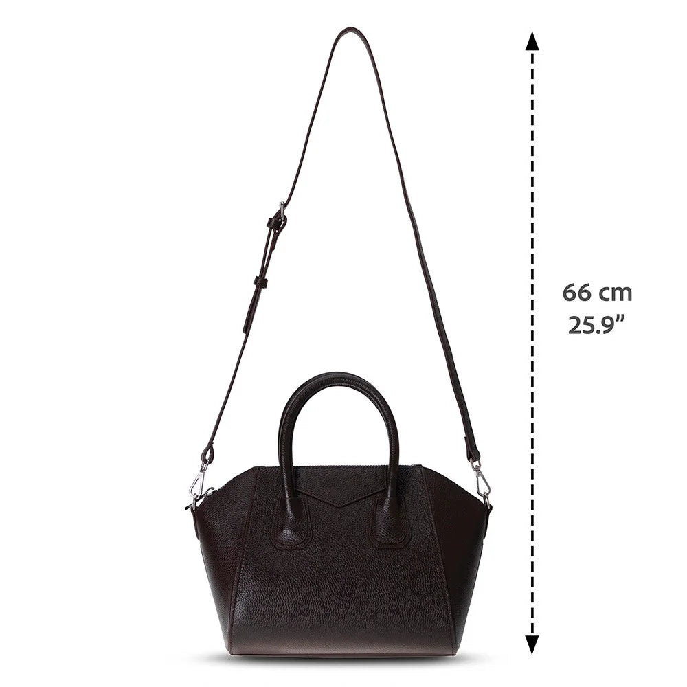 Lorenza leren damestas, middelgroot