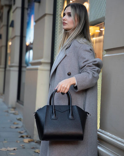 Lorenza leren damestas, middelgroot