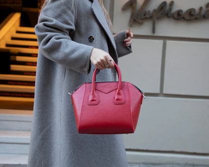 Lorenza leren damestas, middelgroot