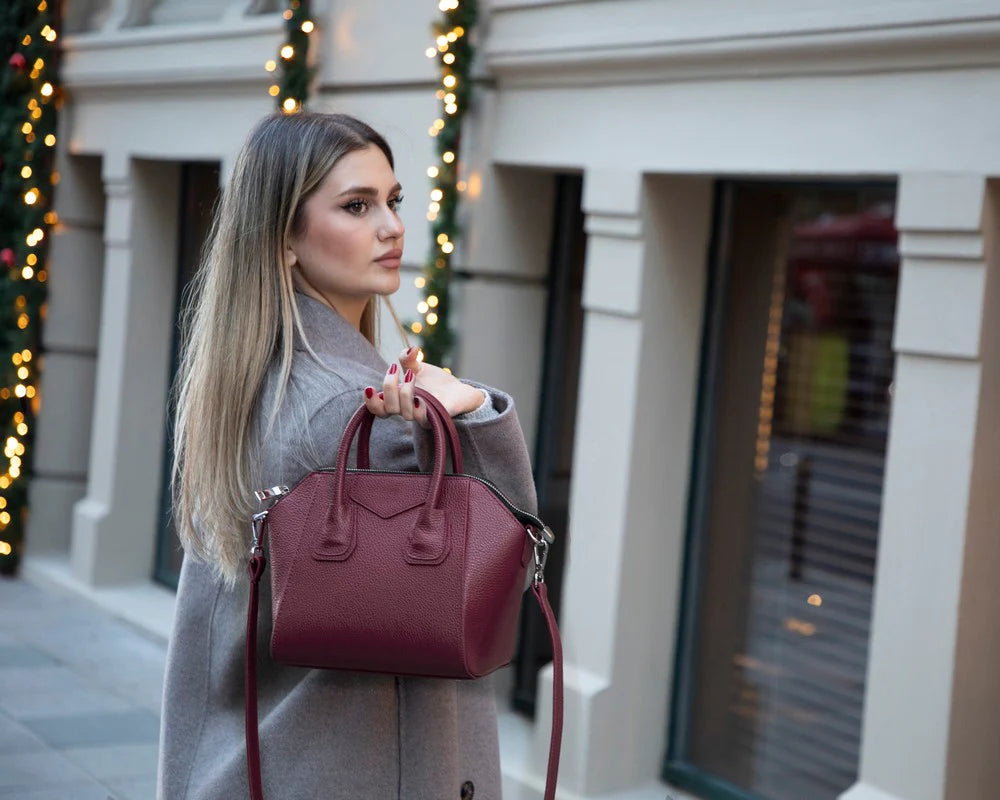 Leren Dameshandtas Lorenza, Klein