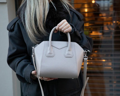 Lorenza leren damestas, middelgroot