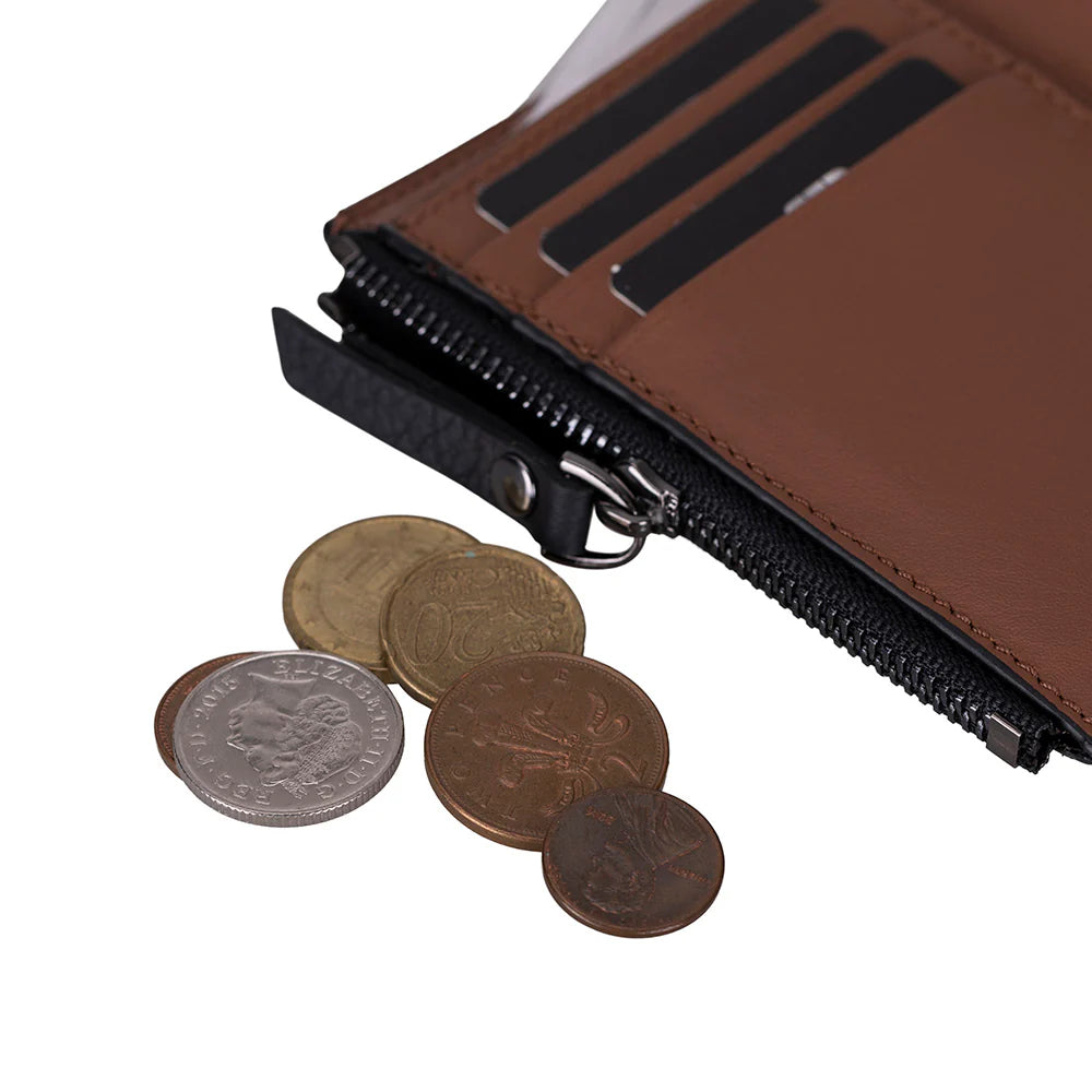 Elba leren damesportemonnee