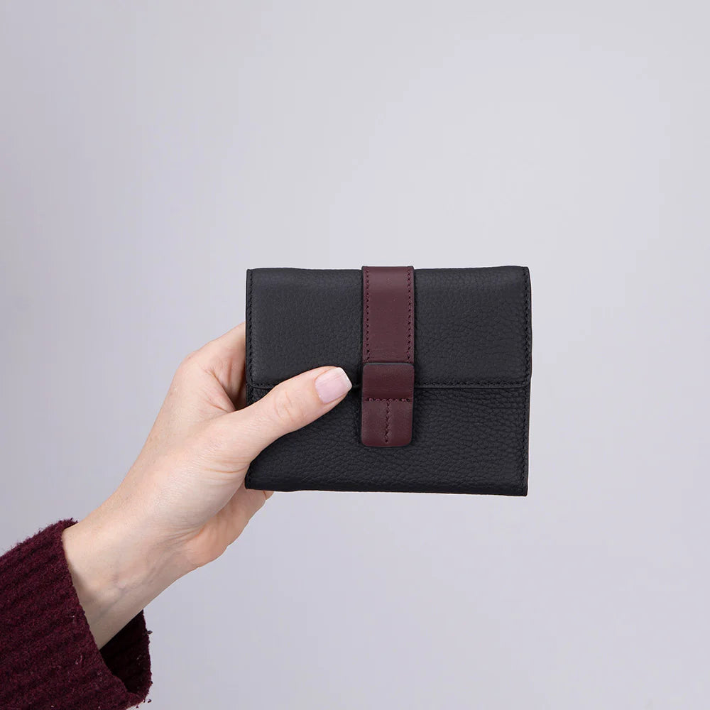 Elba leren damesportemonnee