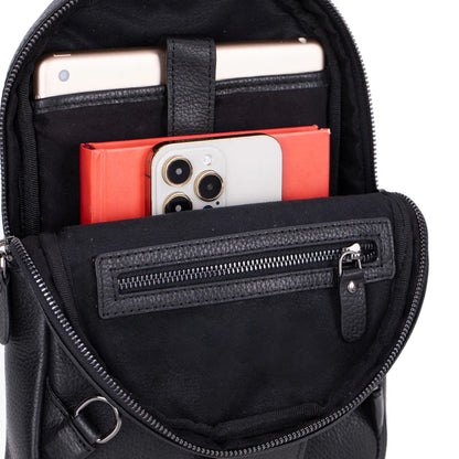 Blake leren crossbodytas