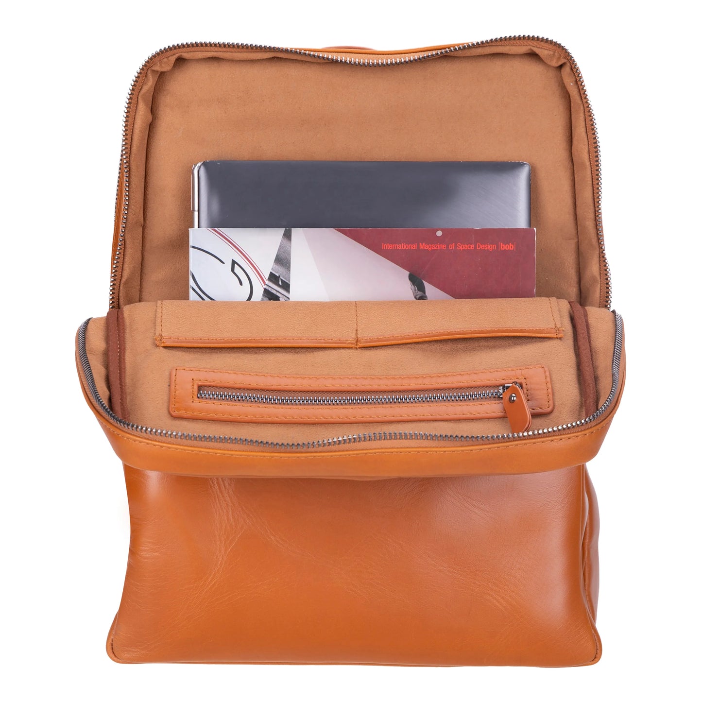 Verborgen Kasteel Leren Rugzak