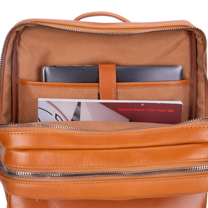 Verborgen Kasteel Leren Rugzak