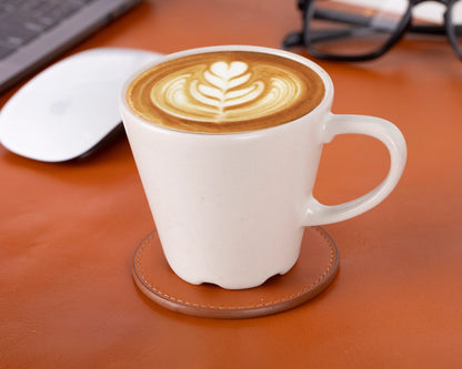 Divine Cup Lederen Onderzetter Set