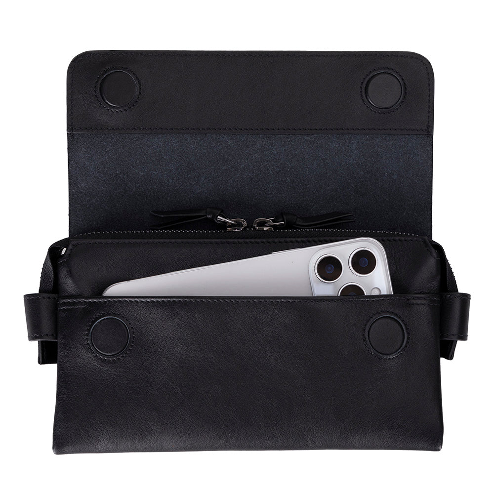 Prestige leren clutch tas