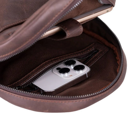 Blake leren crossbodytas