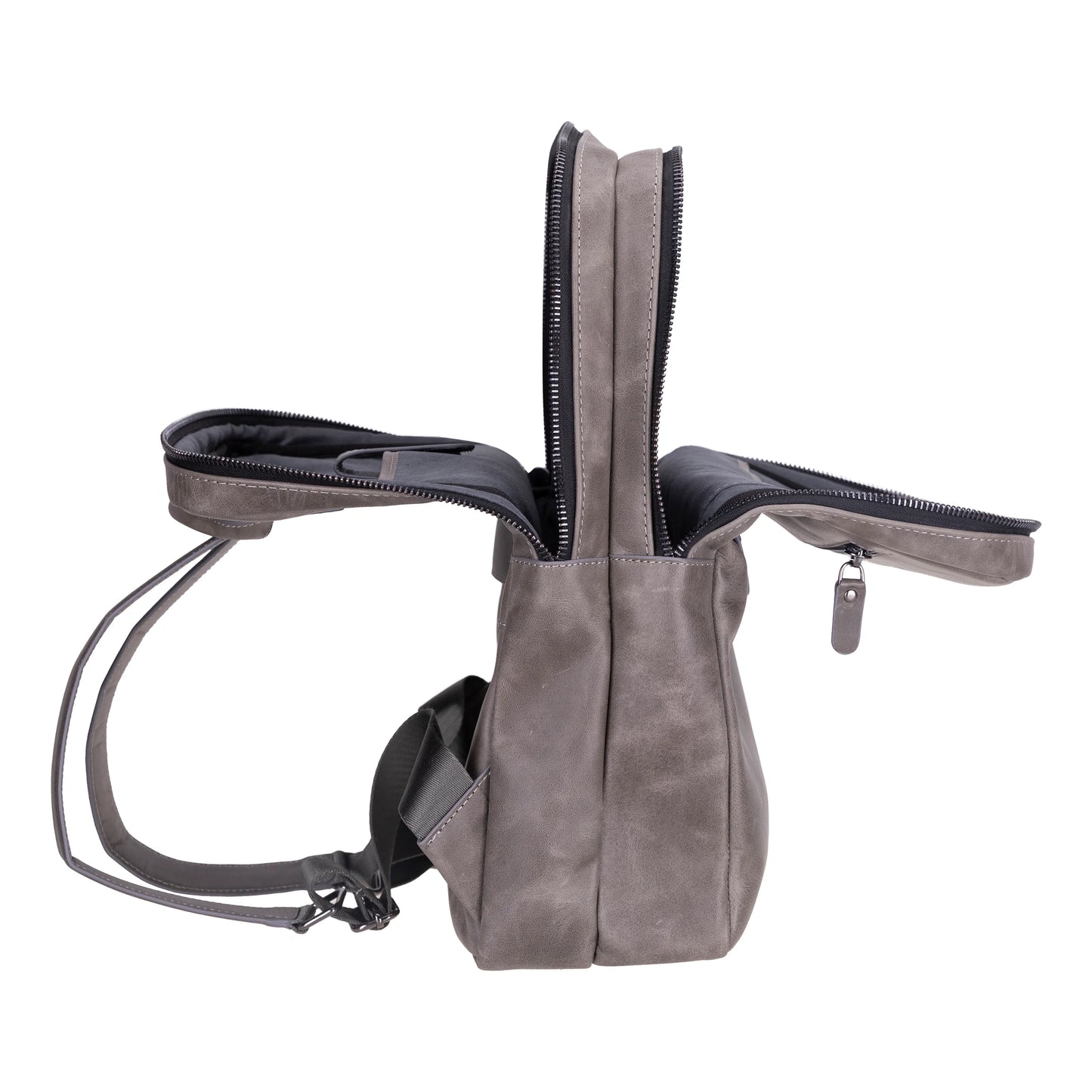 Verborgen Kasteel Leren Rugzak