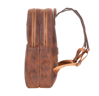 Verborgen Kasteel Leren Rugzak