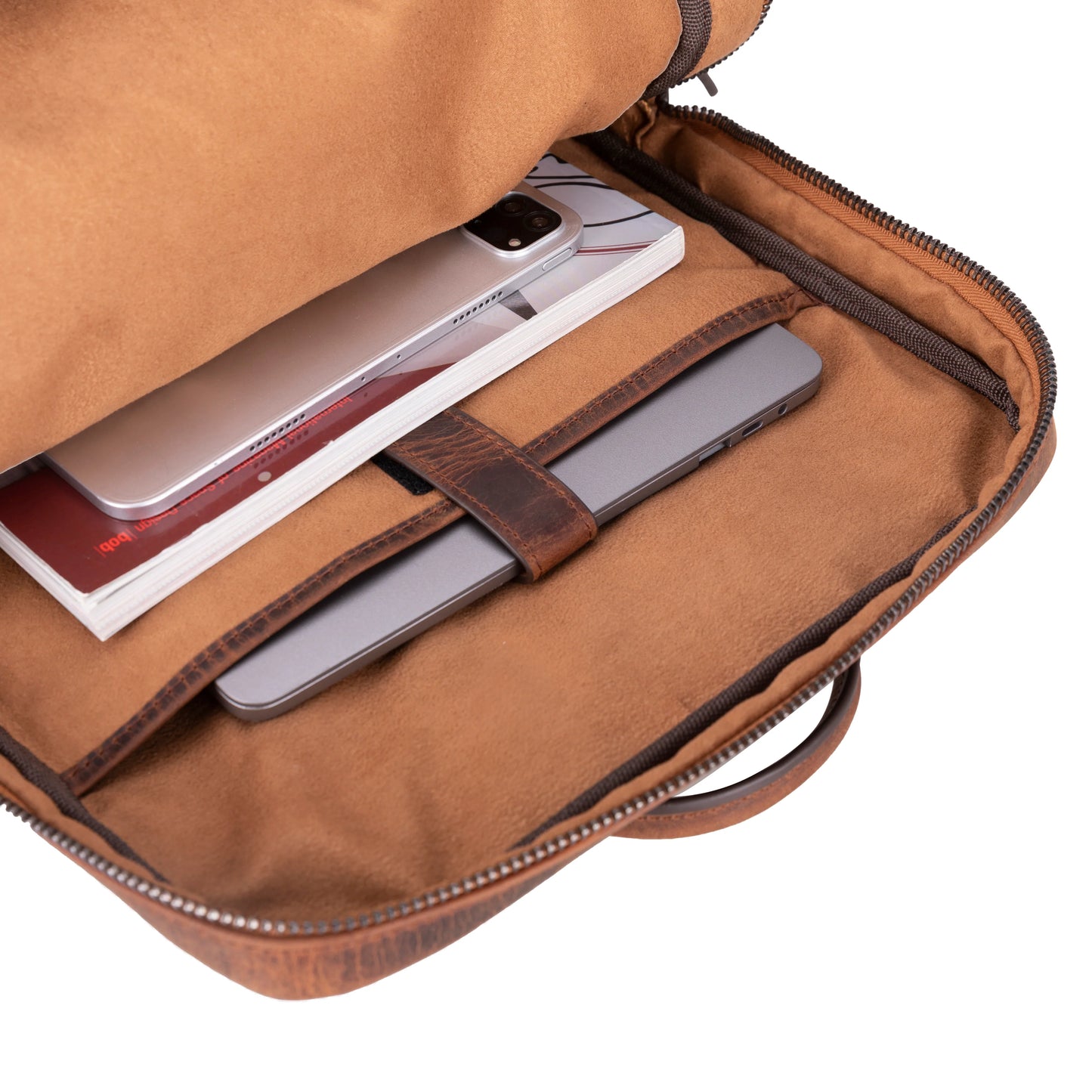 Verborgen Kasteel Leren Rugzak