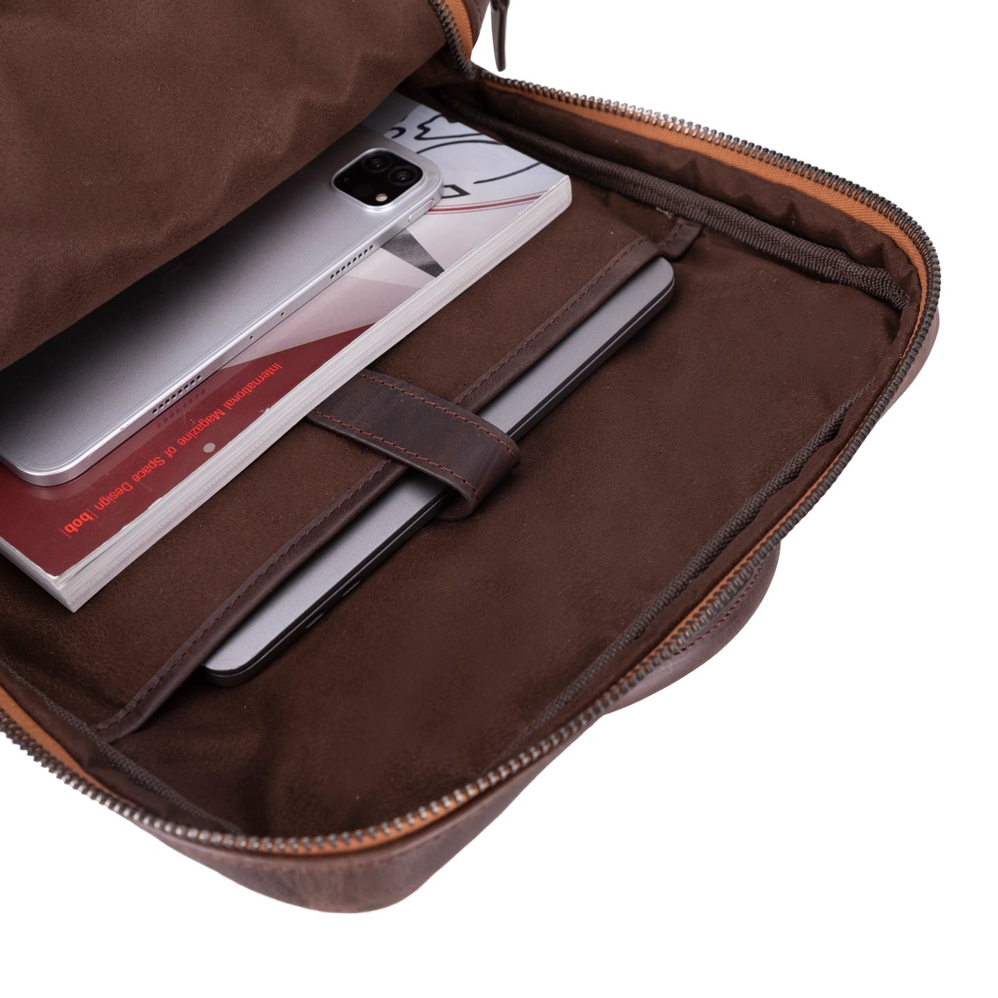 Verborgen Kasteel Leren Rugzak