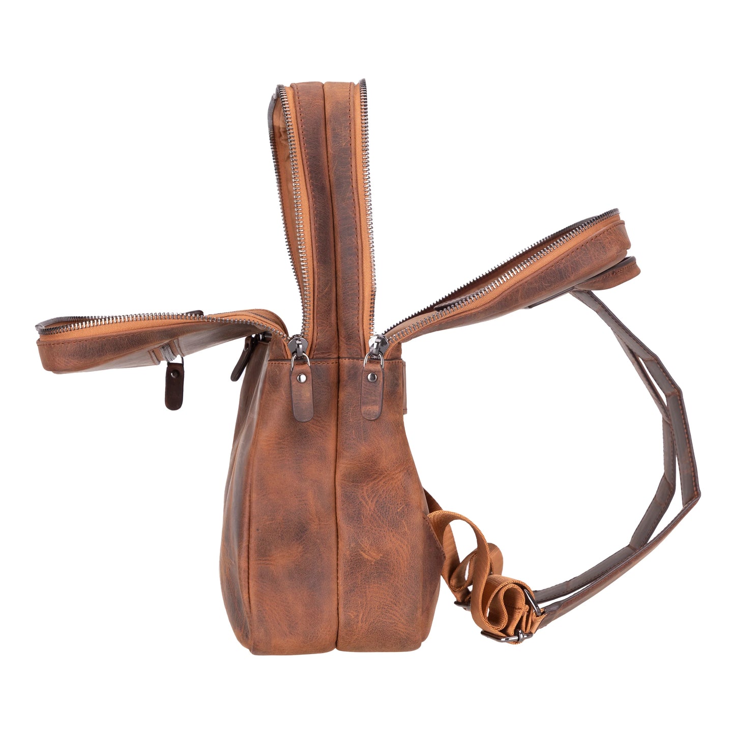 Verborgen Kasteel Leren Rugzak